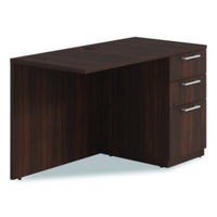 Alera® Seville Series Desk Return With Pedestal, Right, 48