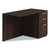 Alera® Seville Series Desk Return With Pedestal, Right, 48" x 24" x 29", Mahogany Right Returns - Office Ready