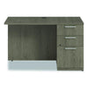 Alera® Seville Series Desk Return With Pedestal, Right, 48" x 24" x 29", Walnut Right Returns - Office Ready