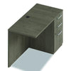 Alera® Seville Series Desk Return With Pedestal, Right, 48" x 24" x 29", Walnut Right Returns - Office Ready