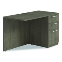 Alera® Seville Series Desk Return With Pedestal, Right, 48