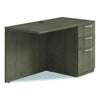 Alera® Seville Series Desk Return With Pedestal, Right, 48" x 24" x 29", Walnut Right Returns - Office Ready