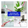 O-Cedar® Flex & Catch Duster Heavy-Duty Refills, Polyester, White, 10/Pack, 4 Packs/Carton Duster Refills - Office Ready