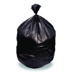 Heritage Linear Low-Density Can Liners, 56 gal, 1.5 mil, 46' x 50", Black, 100/Carton