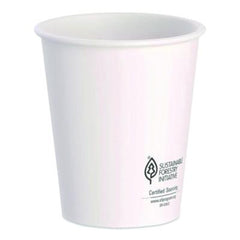 Dart® ThermoGuard Paper Hot Cup, 12 oz, White, 30/Pack
