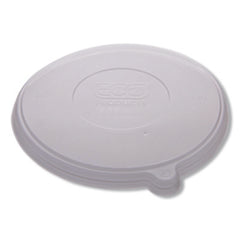 Eco-Products® Worldview™ 100% Recycled Content Lid, 7.93" Diameter x 0.6" h, Clear, 400/Carton