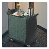 Boardwalk® Bussing Cart, Plastic, 3 Shelves, 300 lb Capacity, 18 x 36.25 x 38, Black Food Service Carts - Office Ready
