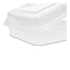 Karat® Polypropylene Plastic Hinged Container, 9.35 x 9.22 x 3.17, Clear, Plastic, 50/Pack, 4 Packs/Carton Takeout Food Containers - Office Ready