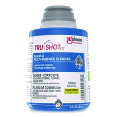 SC Johnson Professional® TruShot 2.0™ Glass & Multisurface Cleaner, Fresh Scent, 9 oz Cartridge, 4/Carton