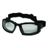 KleenGuard™ Calico Safety Eyewear with Head Strap, KleenVision Anti-Fog Coating, Black Nylon Frame, Clear Polycarbonate Lens Wraparound Safety Glasses - Office Ready