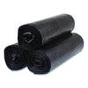 Inteplast Group Institutional Low-Density Can Liners, 45 gal, 1.5 mil, 40" x 46", Black, Interleaved Roll, 20 Bags/Roll, 5 Rolls/Carton LDPE Waste Can Liners - Office Ready