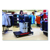 Rubbermaid® Commercial Palletote Box, 1.6 cu ft, 15.5" x 19.5" x 13", Gray Covered Boxes & Bins - Office Ready
