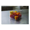 Rubbermaid® Commercial Square Storage Container, 12 qt, 10.5 x 11.31 x 7.75, Clear, Plastic Storage Food Containers - Office Ready