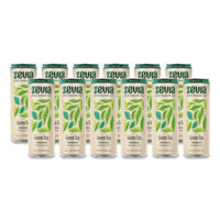 Zevia® Zero Sugar Naturally Sweetened Green Tea, 12 oz Can, 12/Carton Iced Tea - Office Ready