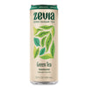 Zevia® Zero Sugar Naturally Sweetened Green Tea, 12 oz Can, 12/Carton Iced Tea - Office Ready