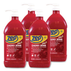 Zep Commercial® Cherry Bomb Gel Hand Cleaner, Cherry Scent, 48 oz, 4/Carton