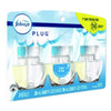 Febreze® PLUG Air Freshener Refills, Linen and Sky, 2.63 oz, 3/Pack, 6 Packs/Carton Air Freshener/Odor Eliminator Oil Refills - Office Ready