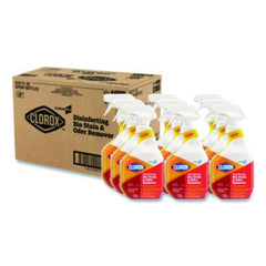 Clorox® Disinfecting Bio Stain & Odor Remover, Fragranced, 32 oz Spray Bottle, 9/Carton