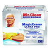 Mr. Clean® Professional Magic Eraser Ultra Pro Multi-Purpose Cleaner, 4.72 x 1.38 x 2.56 Thick, White, 26/Carton Scrub Sponges - Office Ready