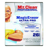 Mr. Clean® Professional Magic Eraser Ultra Pro Multi-Purpose Cleaner, 4.72 x 1.38 x 2.56 Thick, White, 26/Carton Scrub Sponges - Office Ready