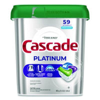 Cascade® ActionPacs®, Fresh Scent, 31.8 oz Tub, 59 Pacs/Tub Automatic Dishwasher Detergents - Office Ready