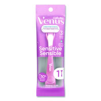 Gillette® Venus Sensitive Sensible Razors, 3 Blades, 36/Carton Manual Shavers - Office Ready