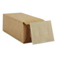 Georgia Pacific® Professional Dixie® Full-Fold Dispenser Napkins, One-Ply, 12 x 13, Brown, 600/Pack, 12 PK/CT Dispenser Napkins - Office Ready