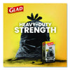 Glad® Lawn & Leaf Large Quick-Tie Trash Bags, Tie-Flap, 30 gal, 0.81 mil, 30 x 33, Black, 10 Bags/Box, 12 Boxes/Carton Lawn/Leaf & Large Trash Bags - Office Ready