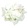 HOSPECO® Sweatshirt Rags, Unscented, White, 8/lb, 25 lb/Carton Shop Towels and Rags - Office Ready