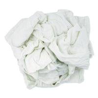HOSPECO® Knit Baby Diaper Rags, 2-Ply, 15 x 18, White, 25 lb/Carton Shop Towels and Rags - Office Ready