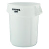 Rubbermaid® Commercial Brute Container, 44 gal, Plastic, White Indoor/Outdoor All-Purpose Waste Bins - Office Ready