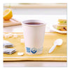 SOLO® Recycled Content PCF Paper Hot Cups, ProPlanet Seal, 12 oz, White/Blue, 1,000/Carton Hot Drink Cups - Office Ready