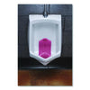 Boardwalk® Vertical Urinal Screen, Spiced Apple Scent, Red, 5.22 oz, 6/Carton Urinal Screens/Blocks - Office Ready