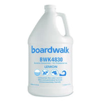 Boardwalk® Odor Eliminator Enzyme Plus Concentrate, Lemon Scent, 1 gal Jug, 4/Carton Counteractant/Digester Air Fresheners/Odor Eliminators - Office Ready