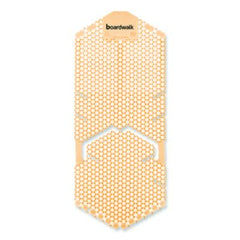 Boardwalk® Vertical Urinal Screen, Summer Sunshine Scent, Yellow, 5.22 oz, 6/Carton