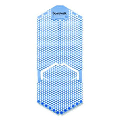 Boardwalk® Vertical Urinal Screen, Cotton Blossom Scent, Blue, 5.22 oz, 6/Carton