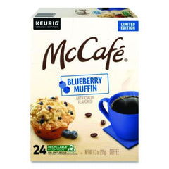 McCafe® Blueberry Muffin K-Cups®, 0.34 oz K-Cup, 24/Box