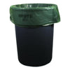 Heritage Eco Blend® Max Can Liners, 60 gal, 0.8 mil, 38" x 58", Green, 20 Bags/Roll, 5 Rolls/Carton LDPE Waste Can Liners - Office Ready