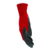 MCR™ Safety Ninja® Flex Latex Coated Palm Gloves N9680, Medium, Red/Gray, Dozen Work Gloves, Coated - Office Ready