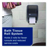 Tork® Advanced High Capacity Bath Tissue, Septic Safe, 1-Ply, White, 2,000 Sheets, 36 Rolls/Carton High Capacity Roll Bath Tissues - Office Ready