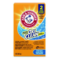Arm & Hammer™ Plus the Power of OxiClean™ Powder Detergent, 2 oz Box, 156/Carton