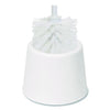 Boardwalk® Caddy For Spiral Bowl Brush, White Toilet Brush Caddies/Pedestals - Office Ready