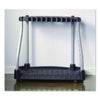 Rubbermaid® FastTrack Garage Tool Tower Rack, Plastic, Holds Up to 40 Tools, 38" x 20.5" x 34.4", Black Garage Tool Storage Racks & Stands - Office Ready