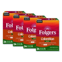 Folgers® Colombian Decaf K-Cups®, 24/ Box, 4 Boxes/Carton Coffee K-Cups - Office Ready