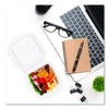 Dart® Microwaveable Hinged Containers, ProPlanet, 6.31 x 6.31 x 3, Clear, Plastic, 300/Carton Takeout Food Containers - Office Ready