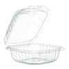 Dart® Microwaveable Hinged Containers, ProPlanet, 6.31 x 6.31 x 3, Clear, Plastic, 300/Carton Takeout Food Containers - Office Ready