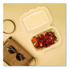 Dart® Microwaveable Hinged Containers, ProPlanet, 6.5 x 9 x 3, Clear, Plastic, 300/Carton Takeout Food Containers - Office Ready