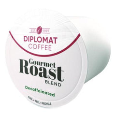 Diplomat Coffee Gourmet Decaffeinated DC-Cup, 10 g, 48/Carton