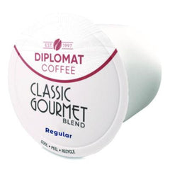 Diplomat Coffee Classic Gourmet DC-Cup, 10 g, 96/Carton
