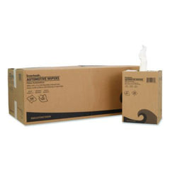 Boardwalk® Automotive Wipers, 10.63 x 20.47, Unscented, White, 200/Box, 8 Boxes/Carton